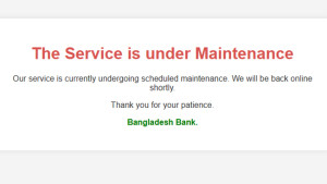 টানা ৩ দিন বন্ধ বাংলাদেশ ব্যাংকের ওয়েবসাইট
