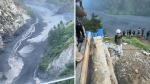 ‘বিকট শব্দে’ নেপালে আবার হড়পা বান, ভেসে গেল ঘরবাড়ি, সেতু! ‌এখনও পর্যন্ত নিখোঁজ ৪
