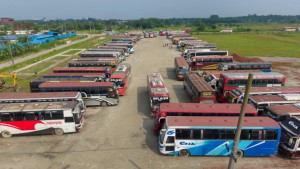 বদলে গেছে পূর্বাচল বাস ডিপোর চিত্র, স্বস্তি মহাখালীতেও