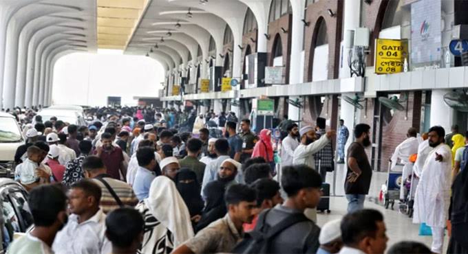 শাহজালালে ৮৬ সৌদিগামী ফ্লাইট বাতিল, ভোগান্তিতে সাড়ে ১৩ হাজার যাত্রী